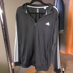 Black Adidas track jacket